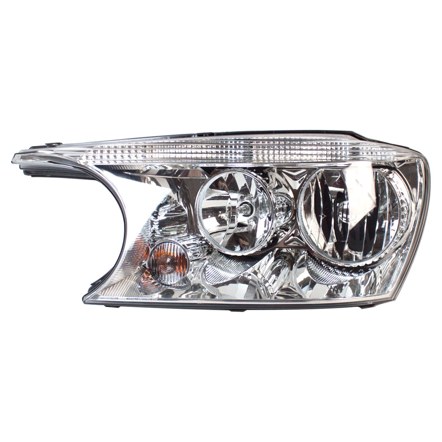 Left TYC Headlight Assembly Compatible with 2004-2007 Buick Rainier