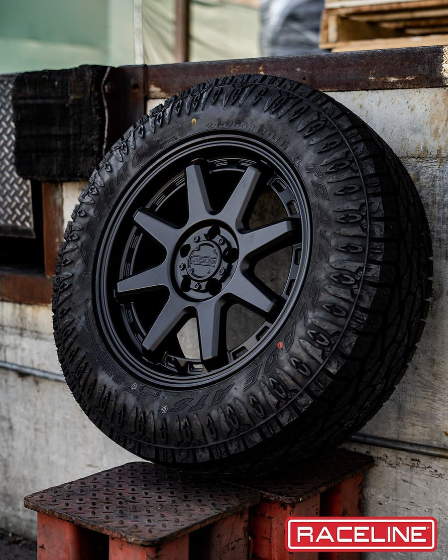Satin Black Raceline Wheels 947B SCOUT Wheel (16 x 8. inches /5 x 114 mm, 0 mm Offset)