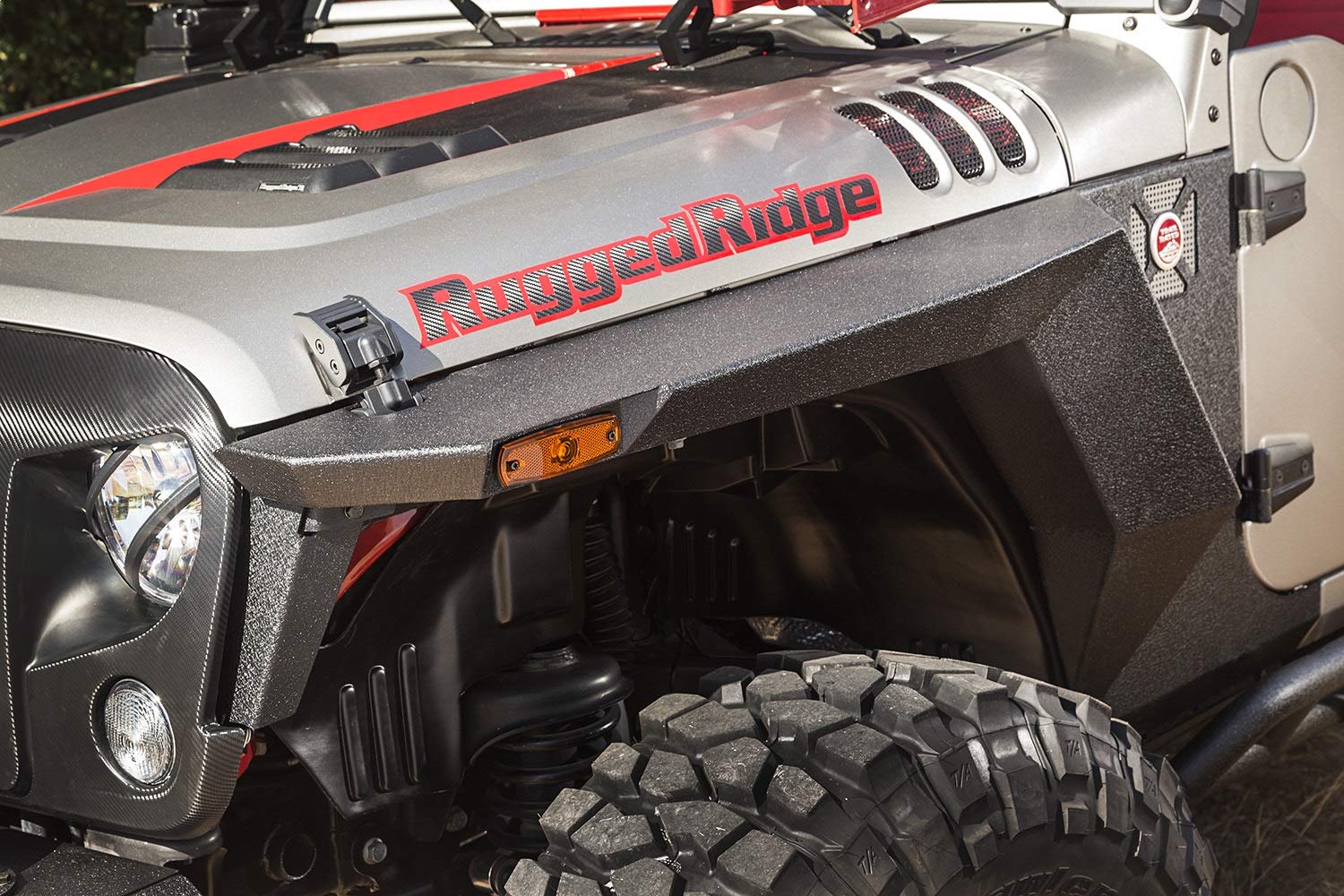 XHD Armor Fender Kit, Rugged Ridge Front, Pair | 11615.01 | Fits 2007-2018 Jeep Wrangler JK/JKU