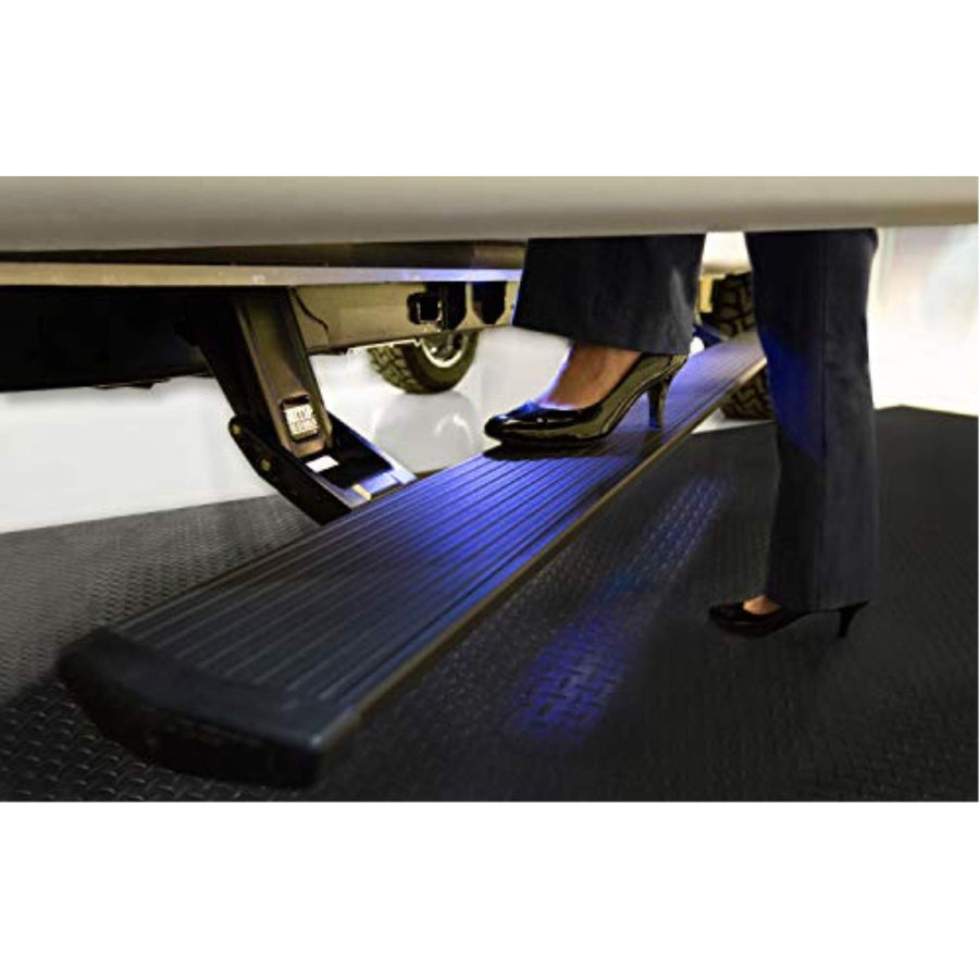 PowerStep AMP Research 76136-01A Electric Running Boards Plug N Play System for 2019 Ford Ranger, Supercrew/Supercab , Black