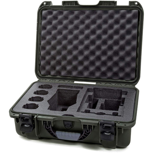 Nanuk 925 Media Series Lightweight NK-7 Resin Waterproof Hard Case for DJI Mavic 2 Pro/Zoom + Smart Controller, Olive