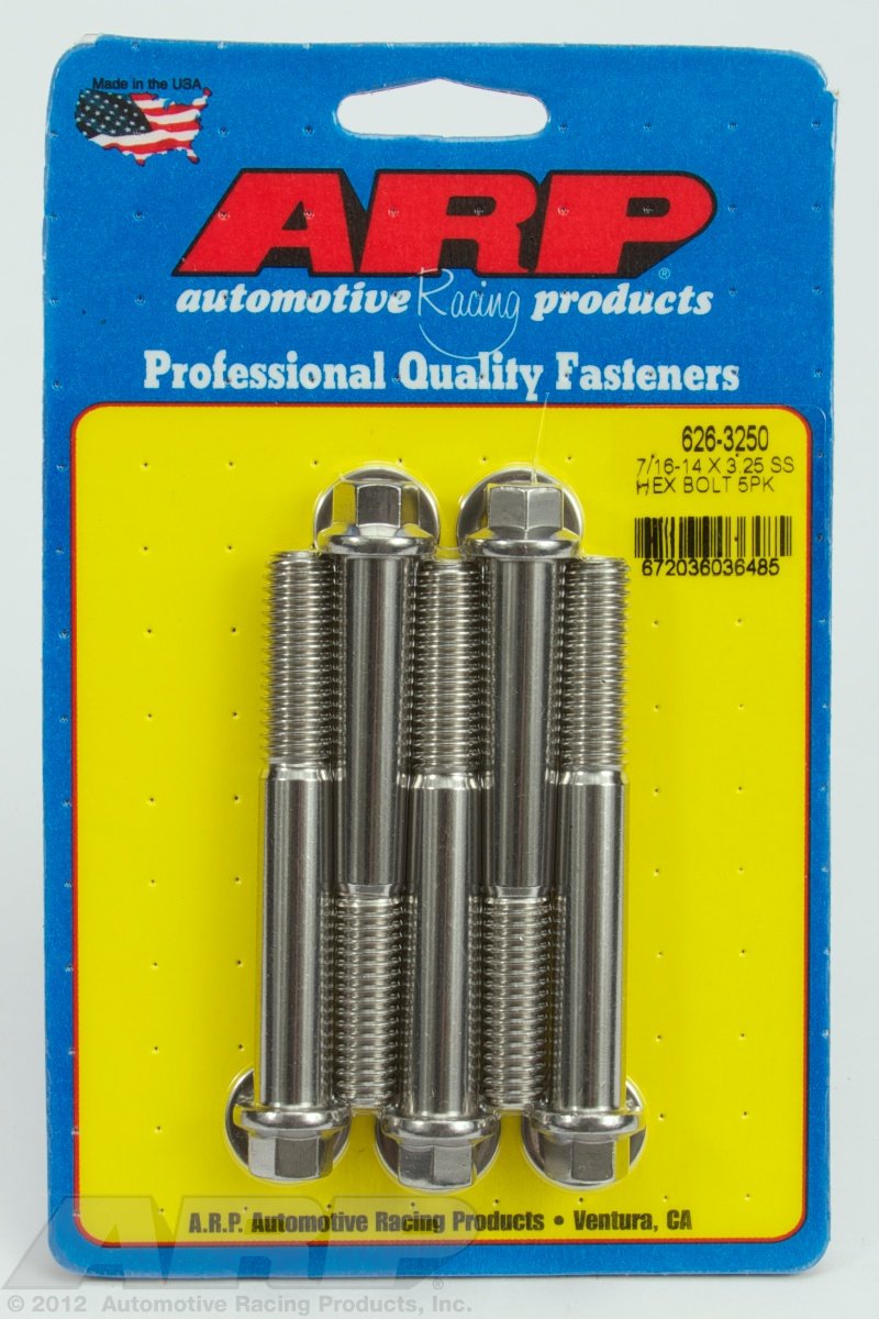 Hex Bolt ARP (626-3250), Stainless Steel