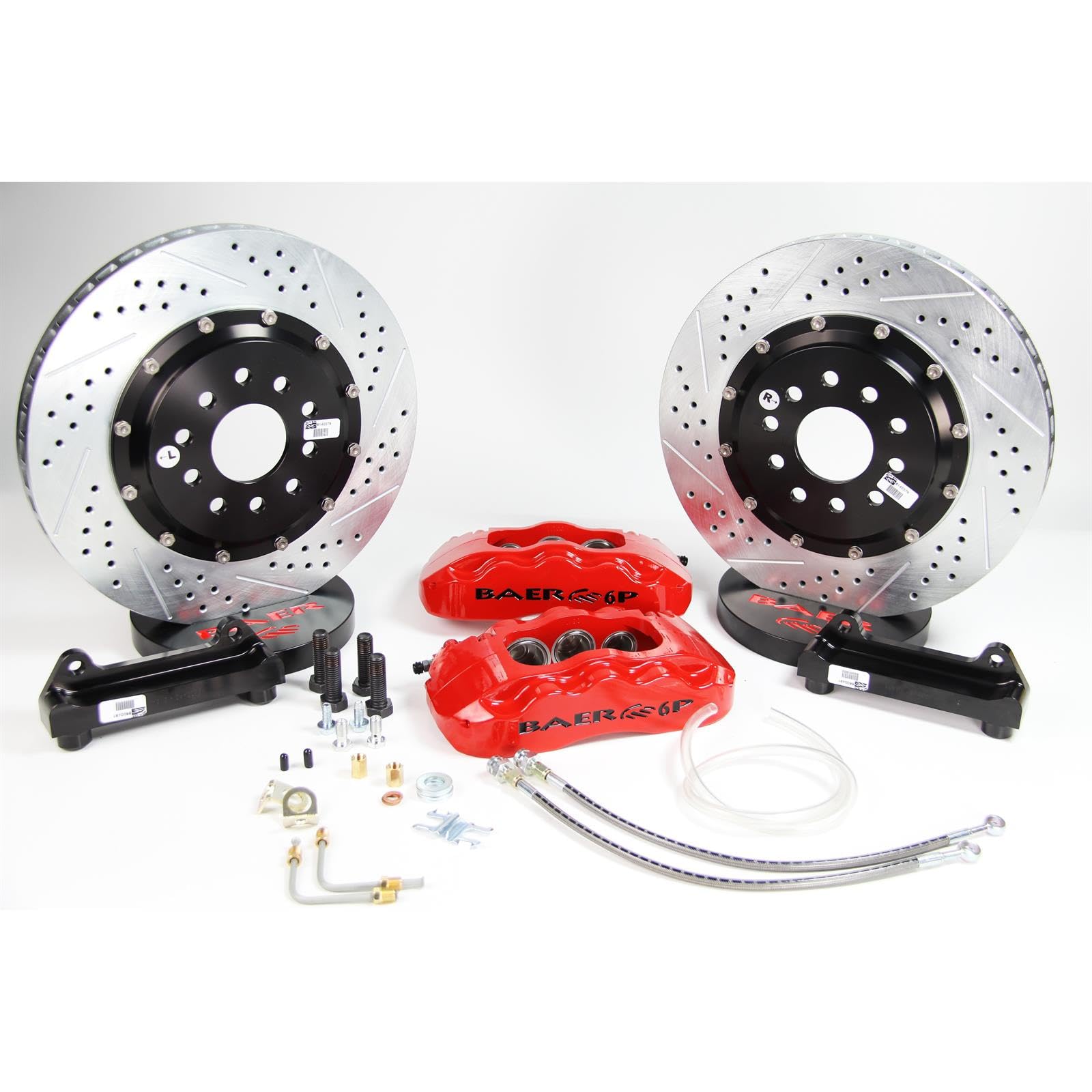 14.3" Pro+ Brake Sys Rr Slvr Baer Brakes 18-23 Jeep (4402006S)