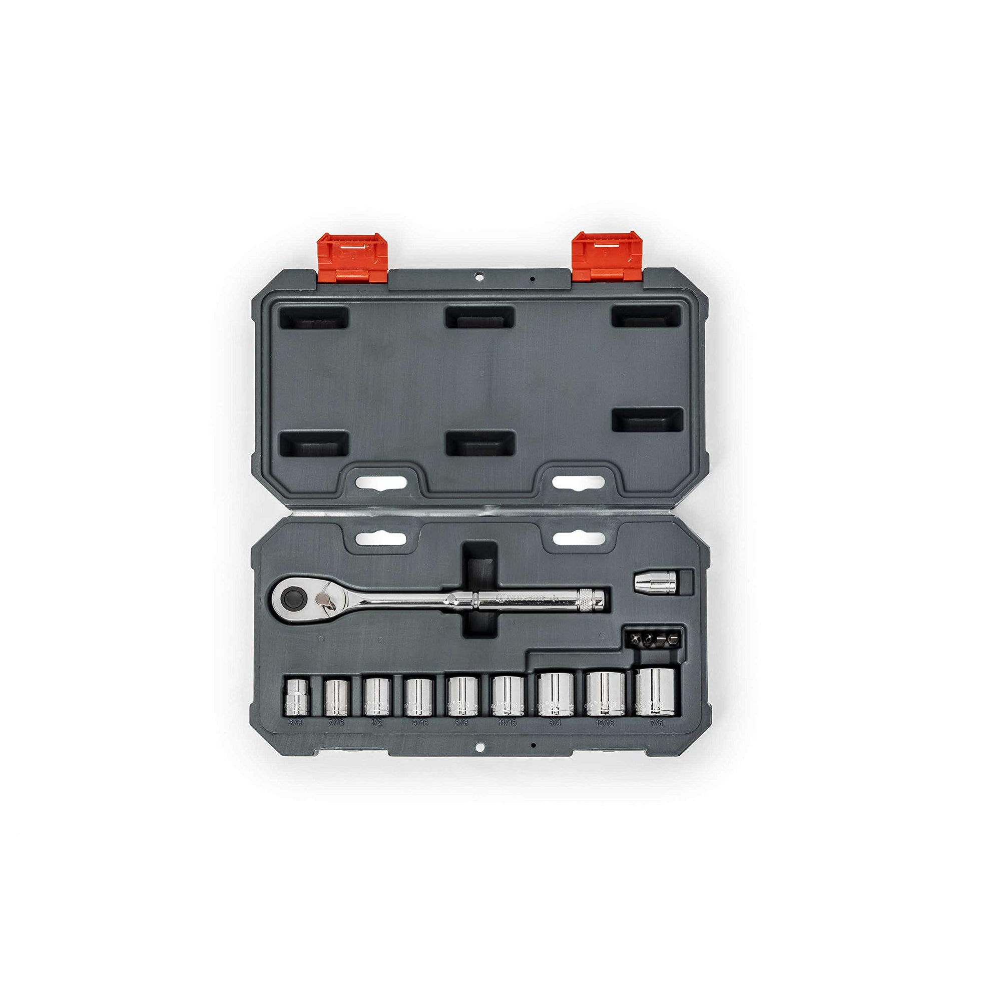 15 Pc Crescent 3/8" Drive 6 Point SAE Mechanics Tool Set - CSWS38SAE15