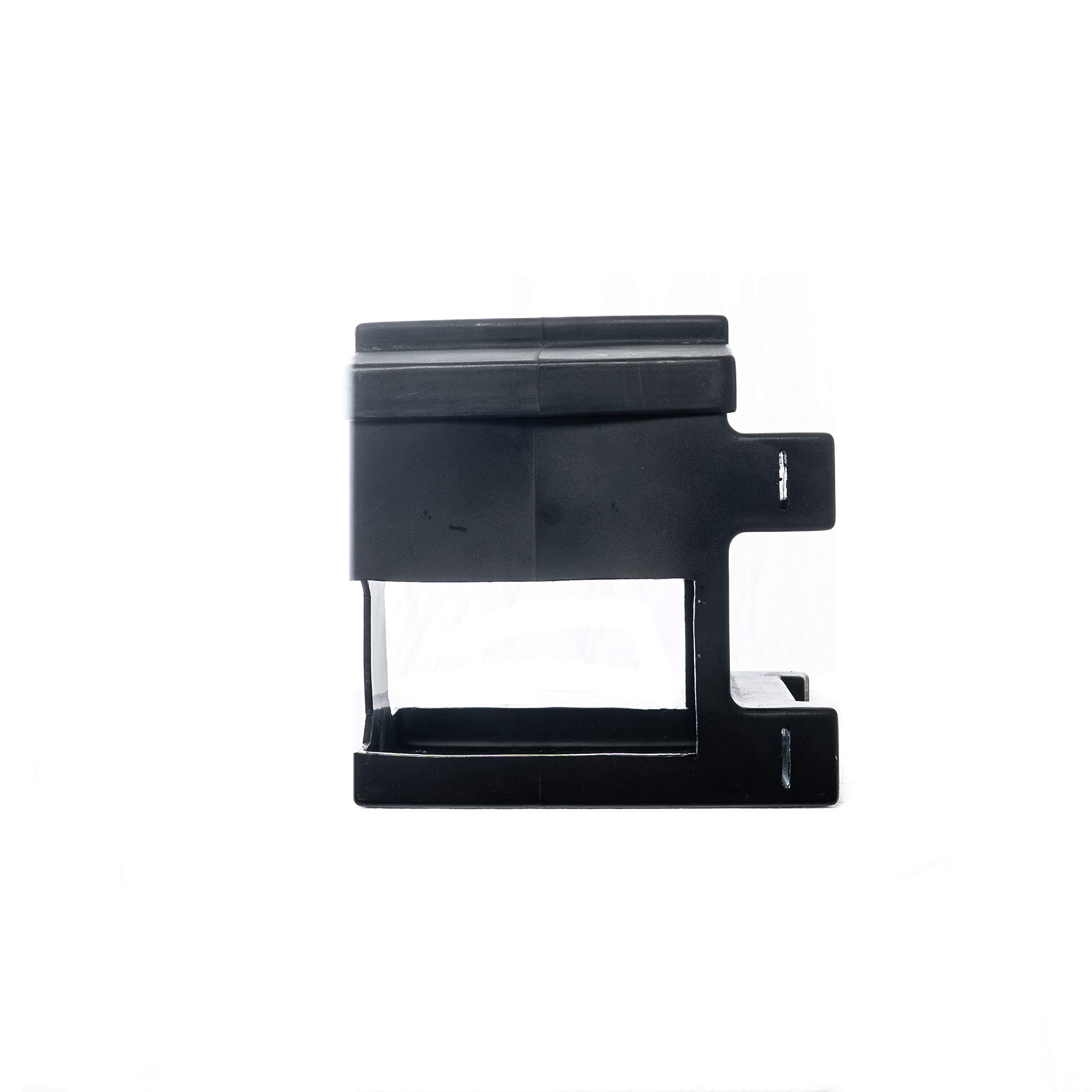 Brick Holder Capsule Feeders for up to Four, 4 lb Salt, Mineral, and Attractant Bricks with Mounting Straps, Black