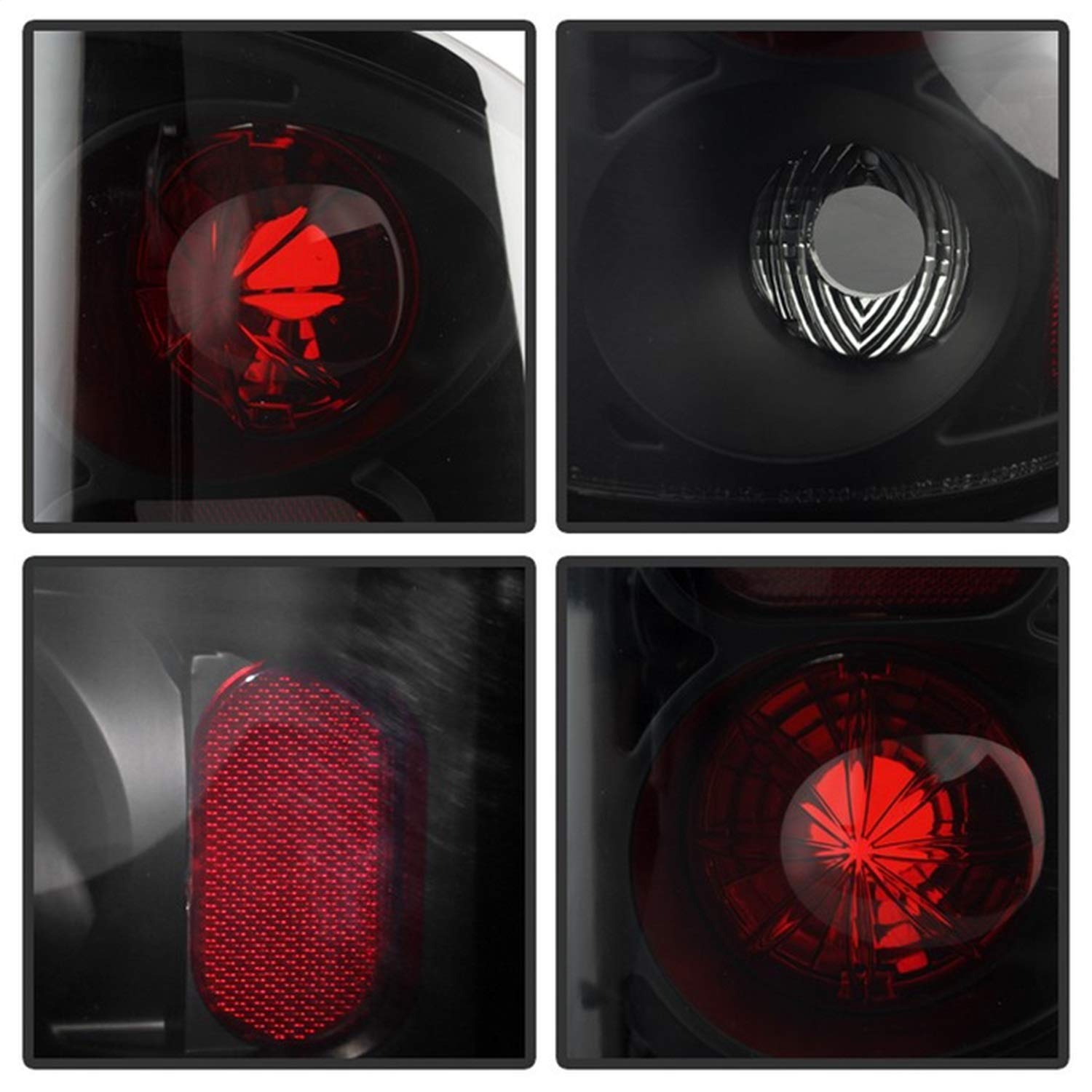 Dodge Ram 02-06 1500 / Ram 2500/3500 03-06 Spyder Auto 5078100 Euro Style Tail Lights - Black Smoke