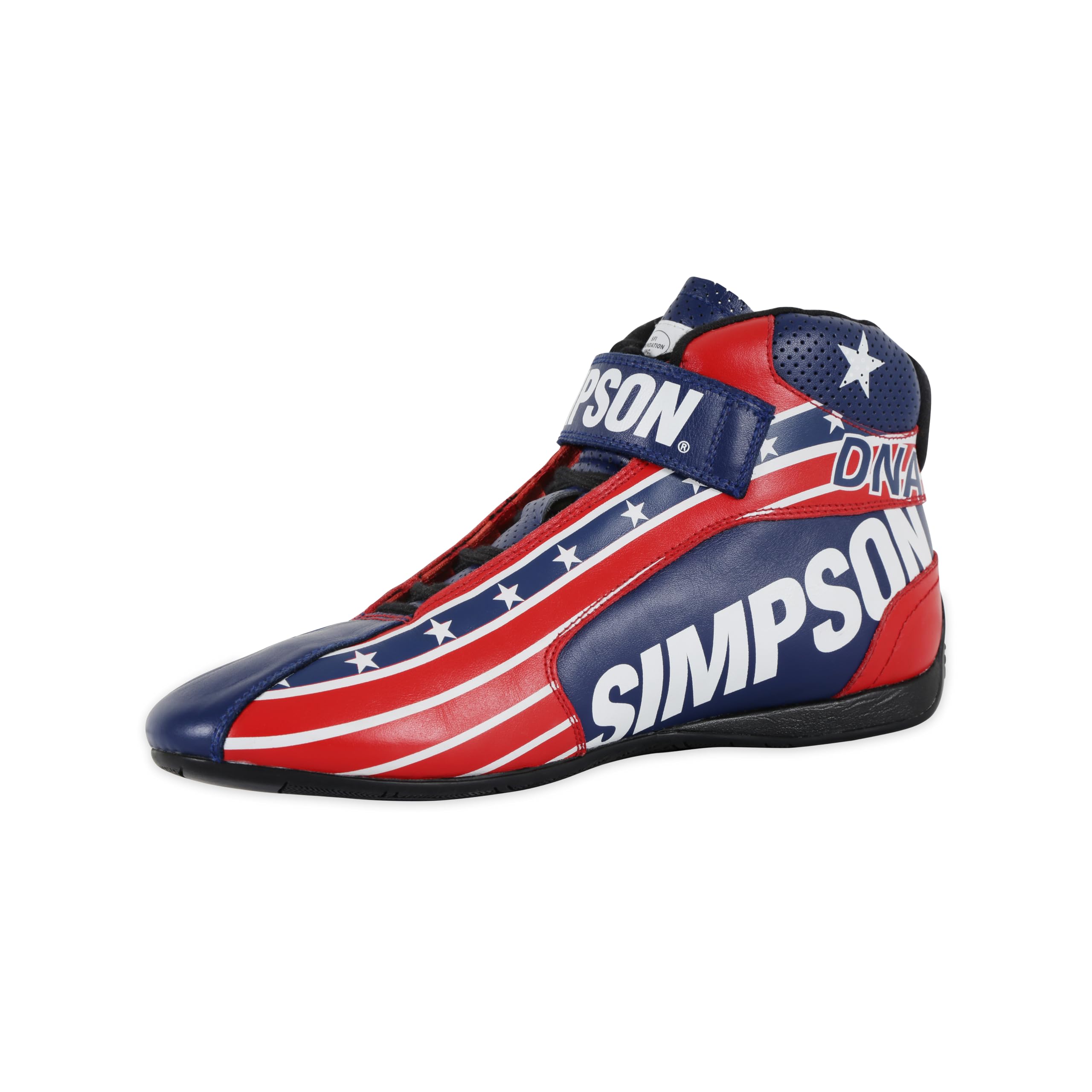 Simpson Racing DNA X2 Shoes Pair Adult Size 12 Patriot DX2120P