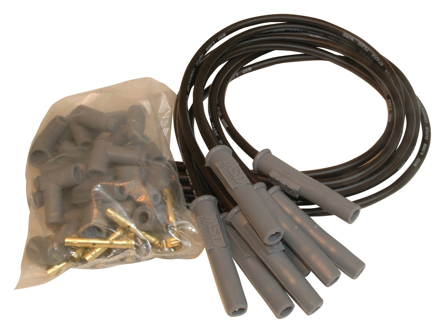 Super Conductor MSD 31233 Wire SetUniversal 8 cyl. 90° Spark Plug