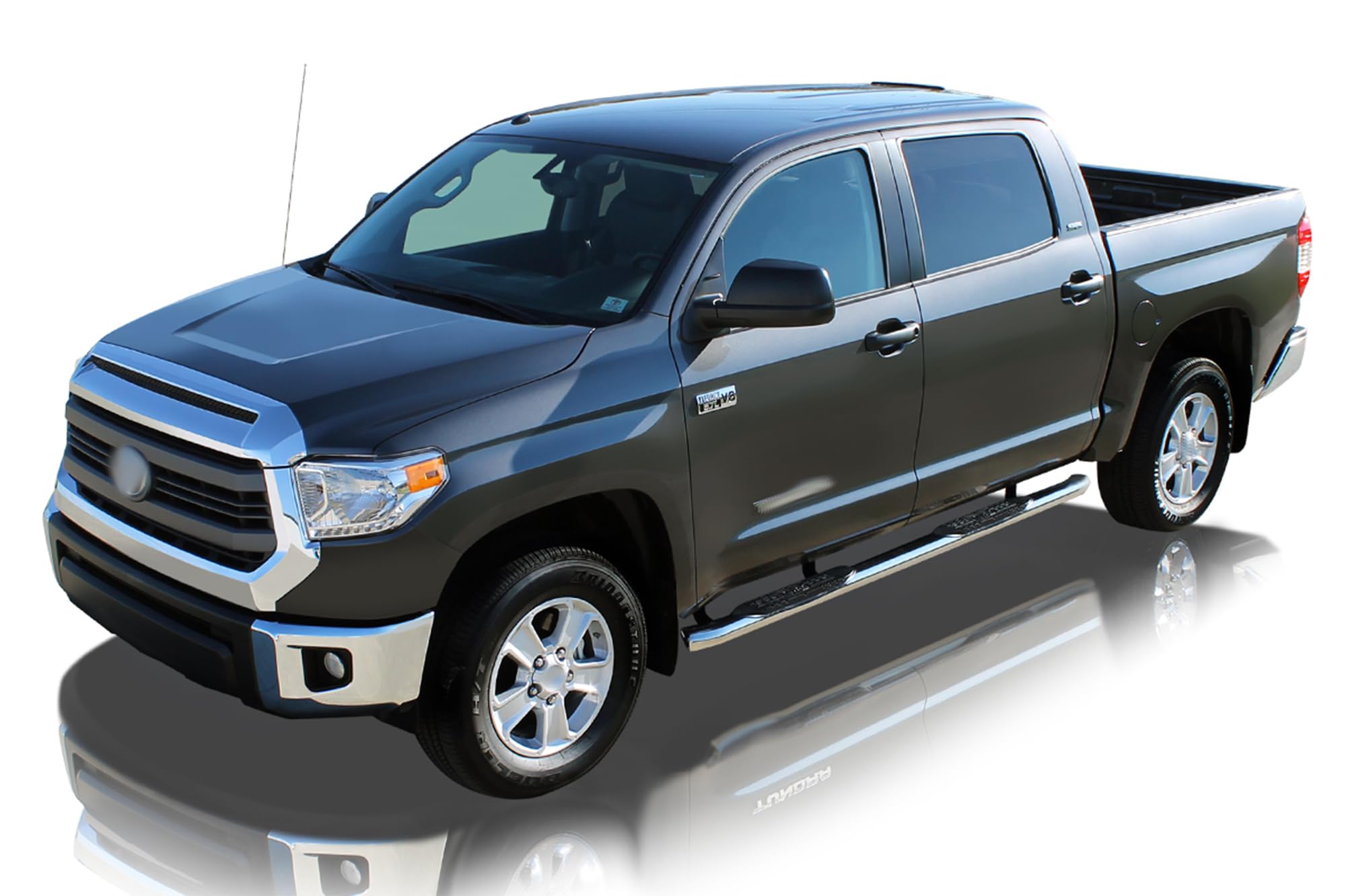 Nissan Titan Crew Cab Raptor Series 1607-0207 (04-17) 5" OE Style Curved SS Oval Steps