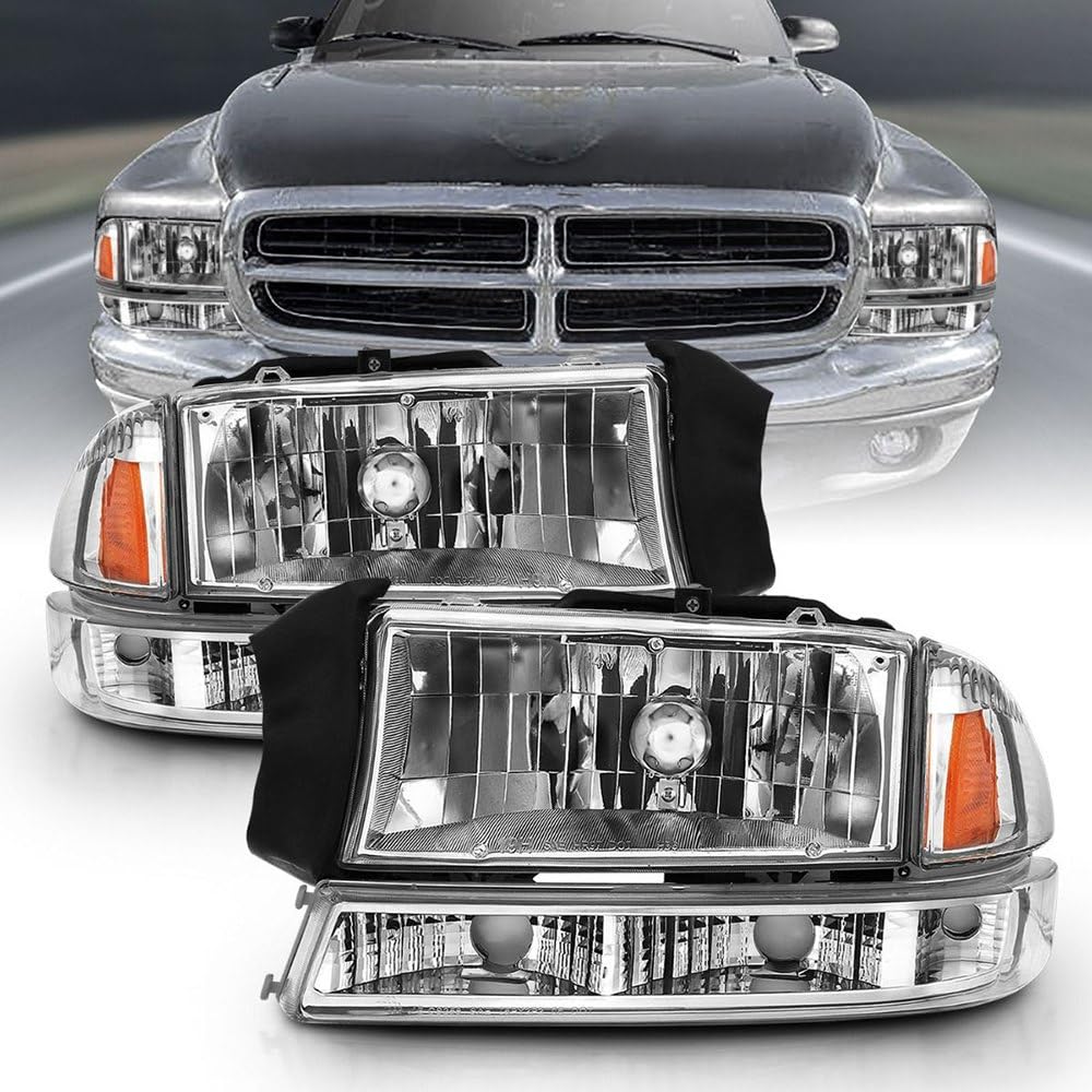 111455 Anzo, Usa Projector Headlamps Fits Dodge Dakota
