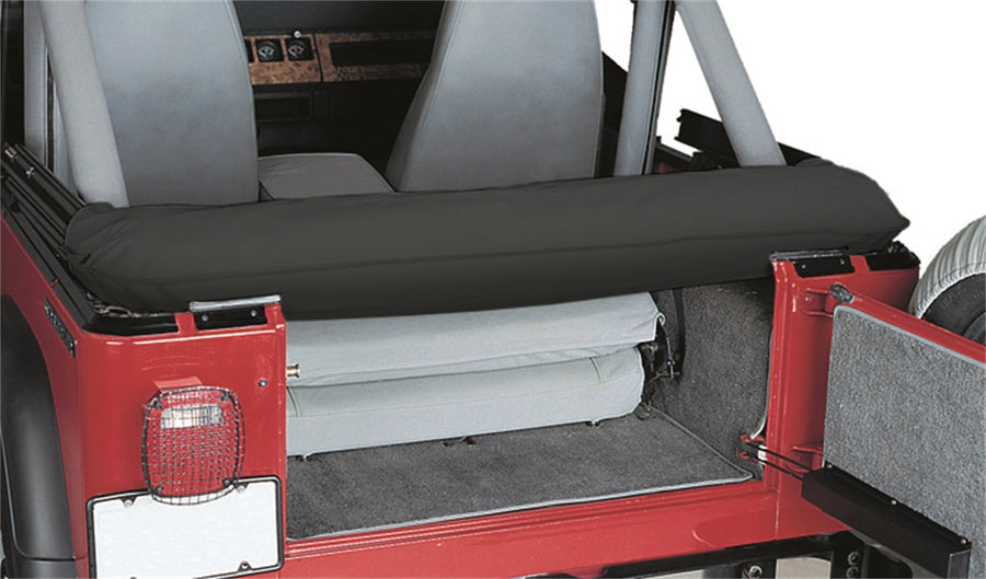 Soft Top Storage Boot RAMPAGE PRODUCTS for Jeep Wrangler TJ | Black Denim, Vinyl | 600015 | Fits 1997-2006 Jeep Wrangler TJ