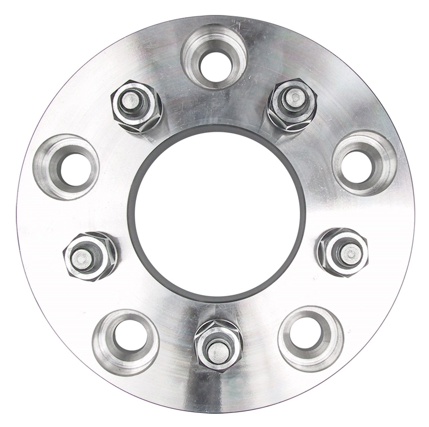 Billet Wheel Adapter Trans-Dapt Performance 3616 5 x 5.5 in. Hub - 5 x 4.5 in. Wheel 7 in. Dia 1.25 in. Thick 78 mm Center Billet Wheel Adapter