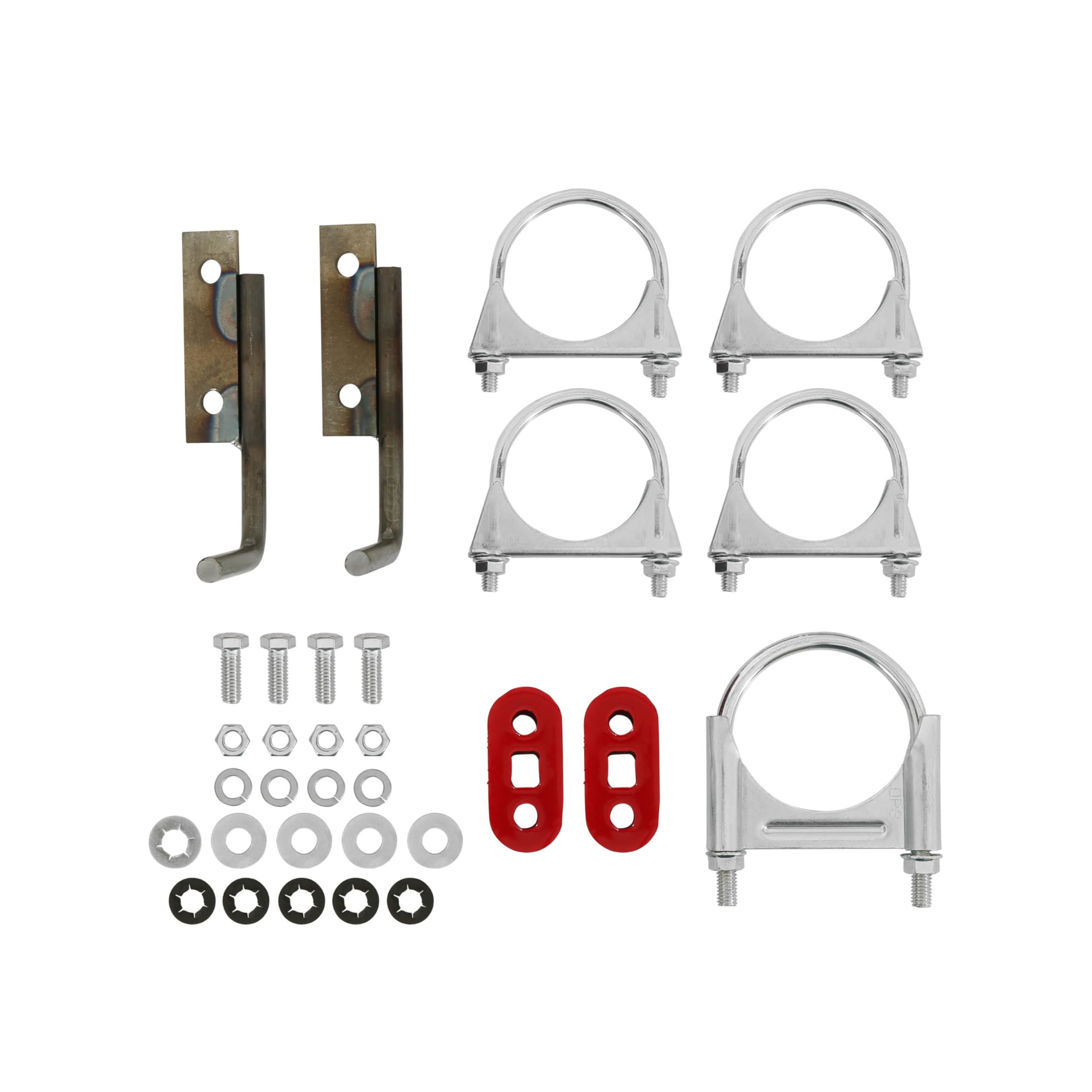 American Thunder Flowmaster 17473 Cat-Back Exhaust Kit Dual 2.5 Inch Aluminized Steel 3 Inch Stainless Tips Compatible with 1993-1995 Chevy Silverado GMC Sierra K1500 5.0L 5.7L Extended Cab Short Bed