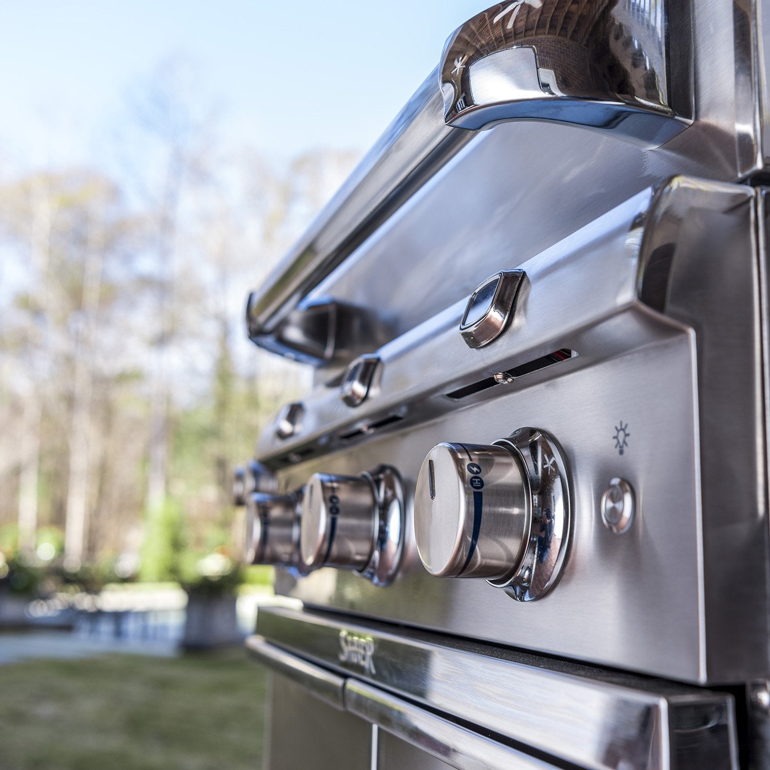 Elite Saber Grills 3-Burner R50SC1417 Grill, Stainless
