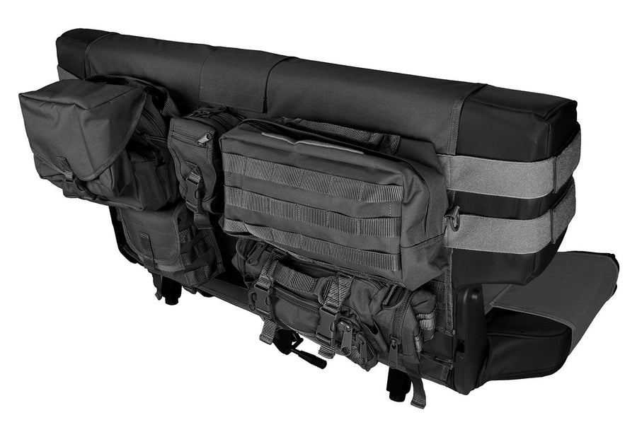 Rugged Ridge Seat Cover, Rear, Cargo, Black 13246.01; 76-06 Jeep CJ/Wrangler YJ/TJ