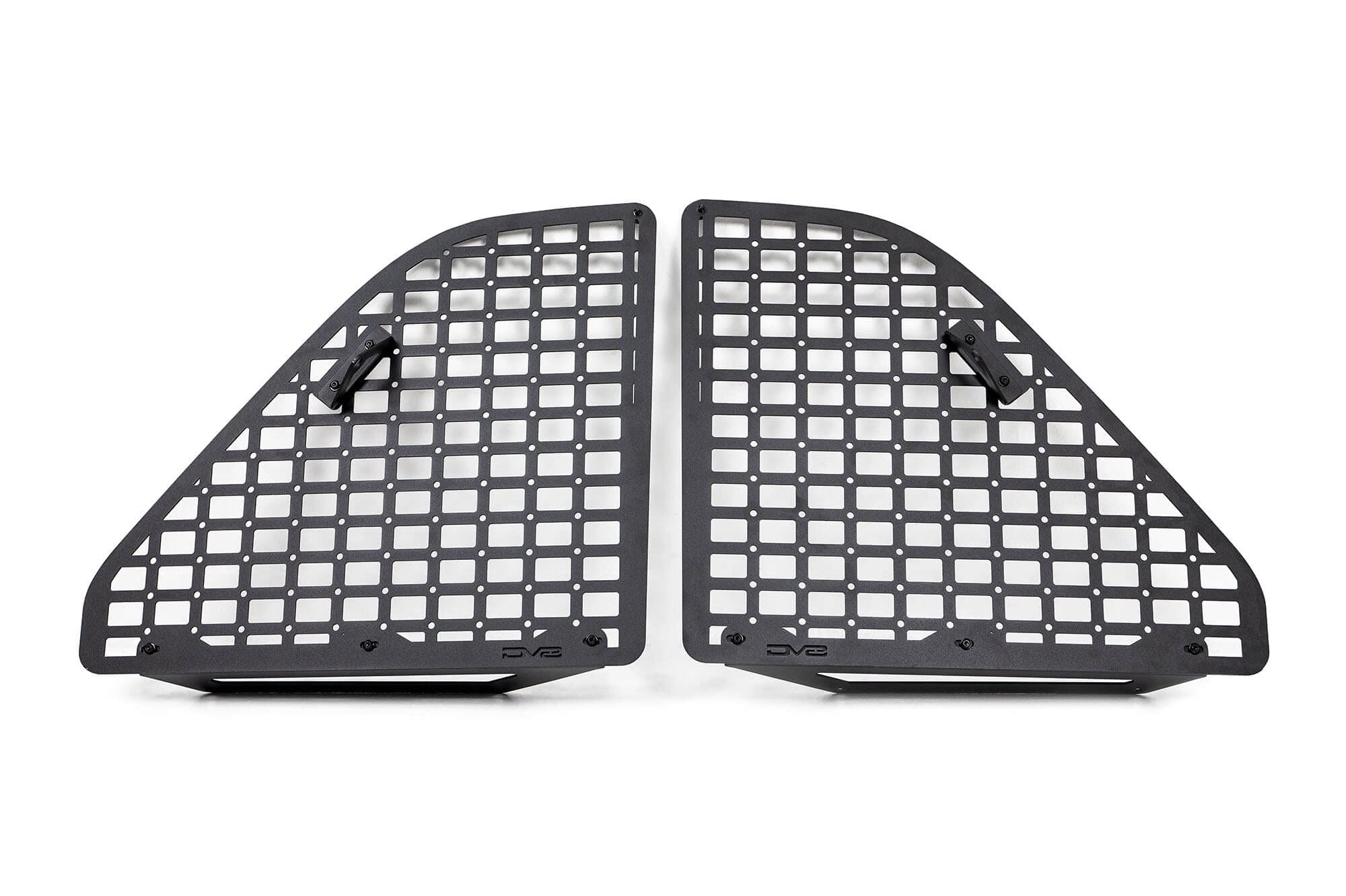 Rear Window Molle Storage Panels DV8 Offroad for 2018-2023 Jeep Wrangler JL 4-Door | Includes Passenger & Driver Side Panels | Mount Molle Bags, Tools, & Other Accessories