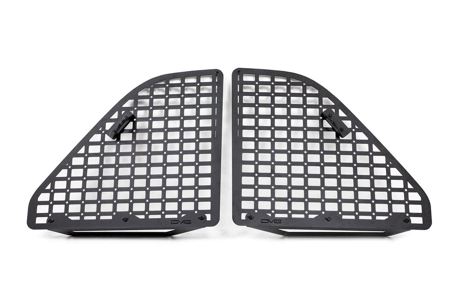 Rear Window Molle Storage Panels DV8 Offroad for 2018-2023 Jeep Wrangler JL 4-Door | Includes Passenger & Driver Side Panels | Mount Molle Bags, Tools, & Other Accessories
