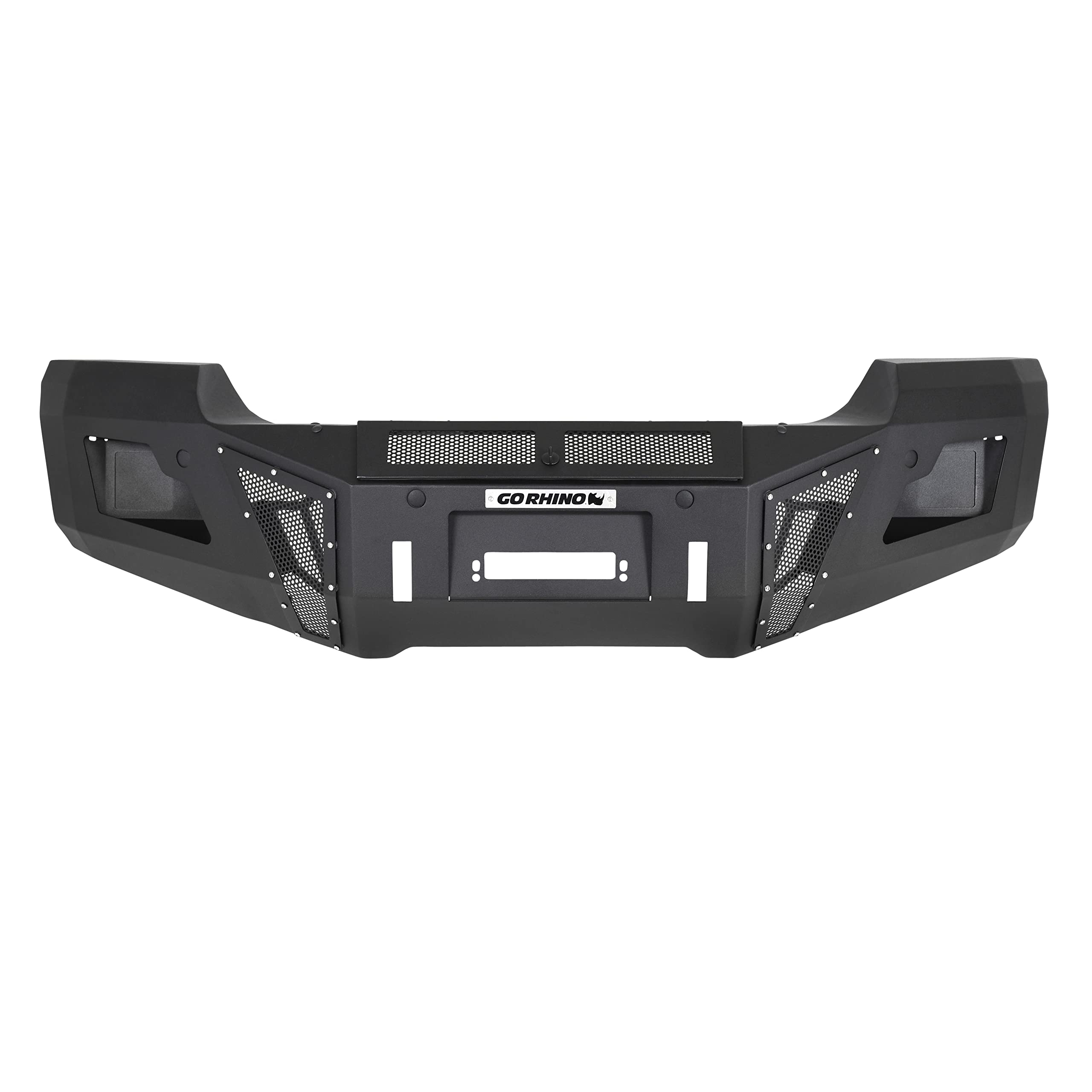 Go Rhino Front Bumper BR11 | Mild Steel, Textured Black | 24262T | Fits 2015 - 2019 GMC Sierra 2500 HD, 3500 HD