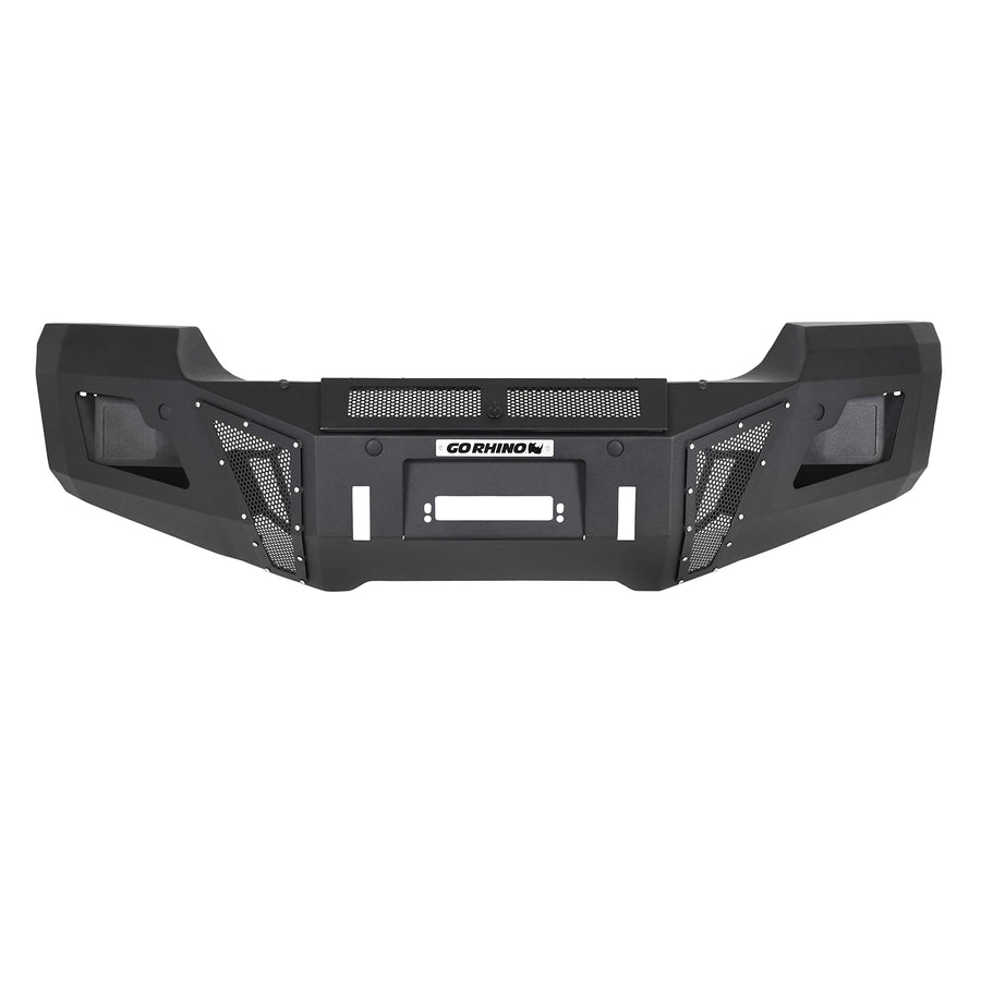 Go Rhino Front Bumper BR11 | Mild Steel, Textured Black | 24262T | Fits 2015 - 2019 GMC Sierra 2500 HD, 3500 HD