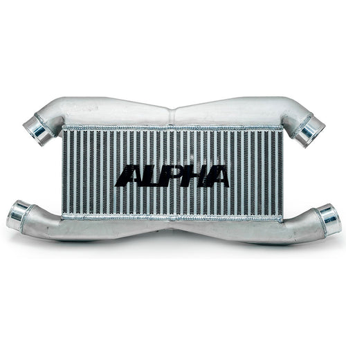 Replacement ALPHA GT-R Front Mount Intercooler For ALPHA IC Piping - With Logo