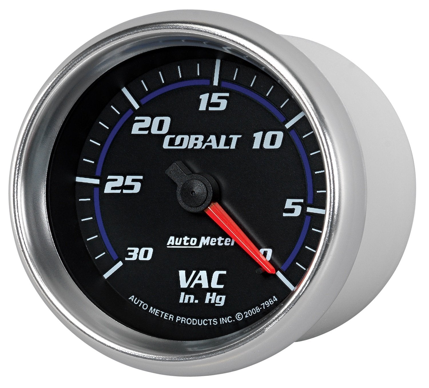 Cobalt Auto Meter 7984 Mechanical Vacuum Gauge