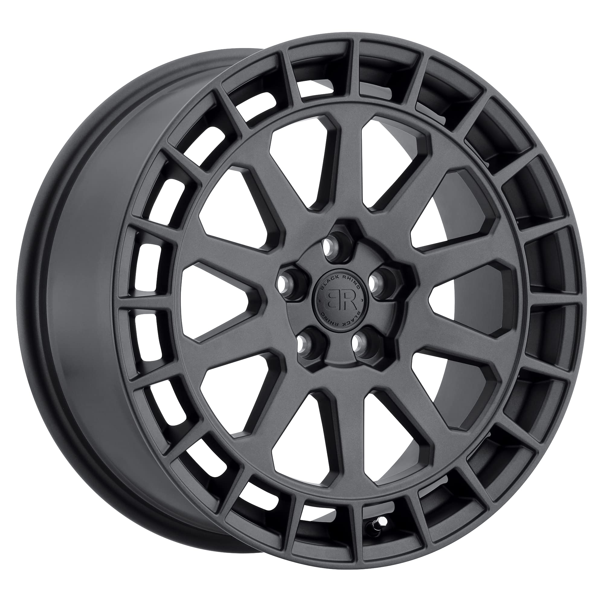 Black Rhino BOXER Hard Alloys 17X8, 5X4.5, 6.07, +40mm GUN BLACK - 1780BXR405114M76