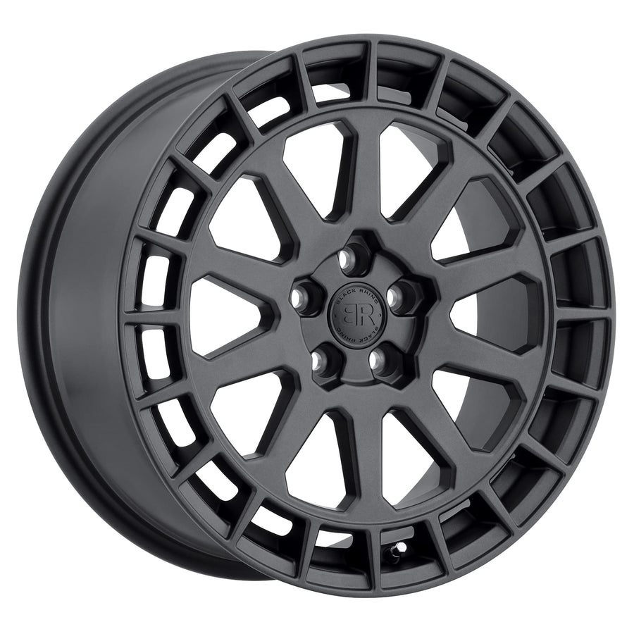 Black Rhino BOXER Hard Alloys 17X8, 5X4.5, 6.07, +40mm GUN BLACK - 1780BXR405114M76