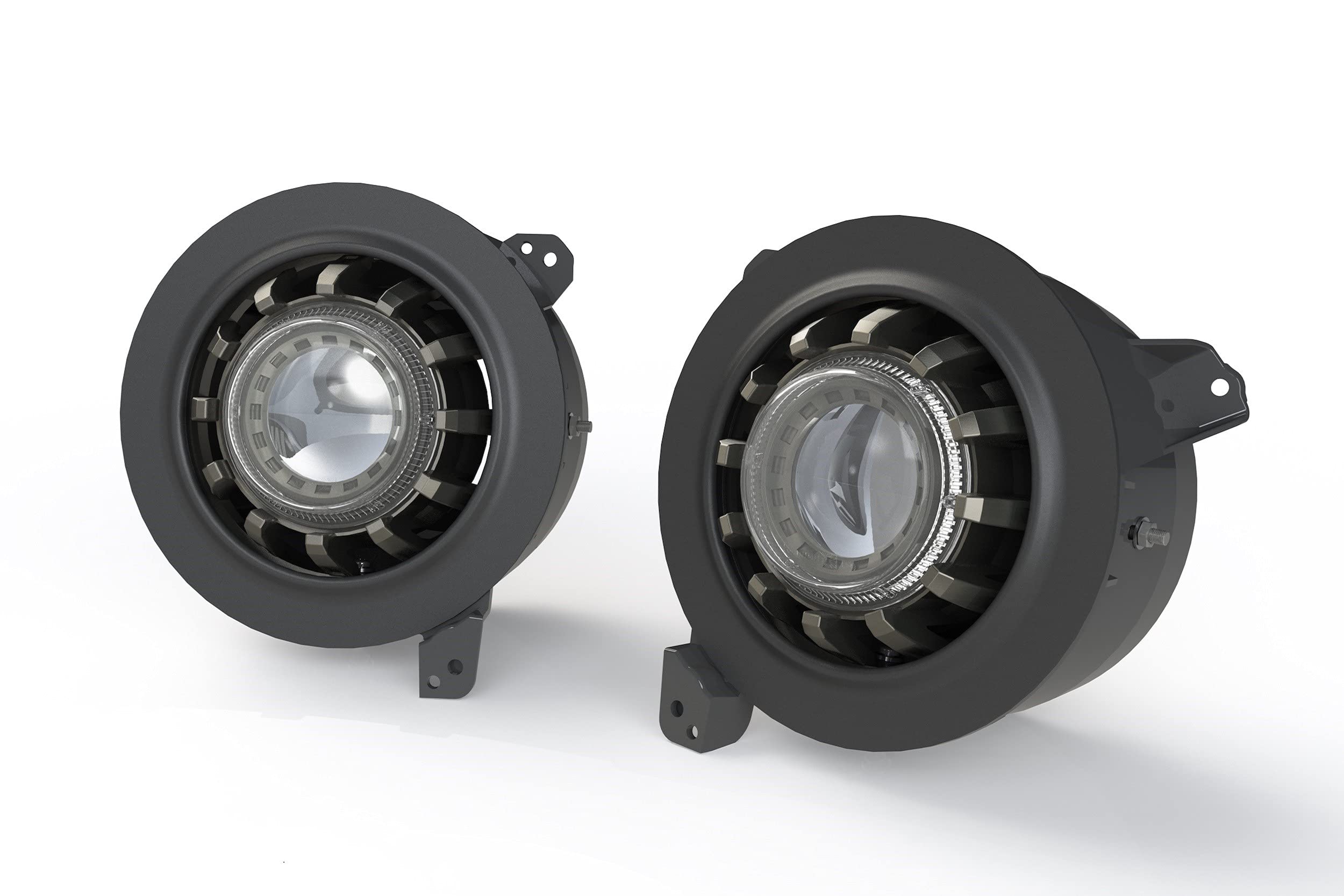 Morimoto 7 Inch Adapters Headlight, Fits Jeep JL 2018+, 7 Inch Round Buckets Replaces, Universal Fit for LED Headlight Housings, Plug and Play with Horizontal and Vertical Adjustments (2X LF630)