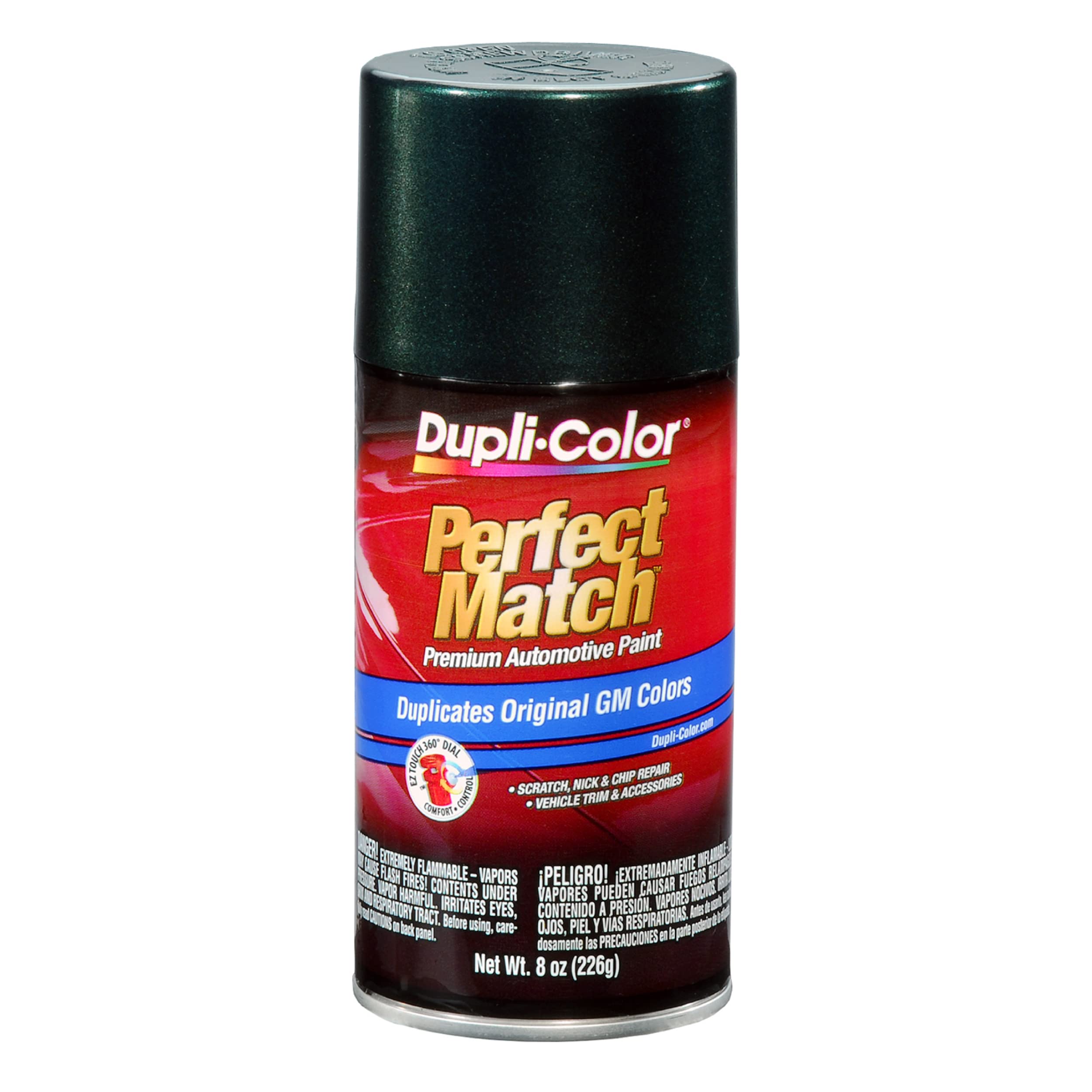 Perfect Match Dupli-Color Automotive Spray Paint – General Motors Medium Green Metallic, 45 WA9539 – 8 oz. Aerosol Can