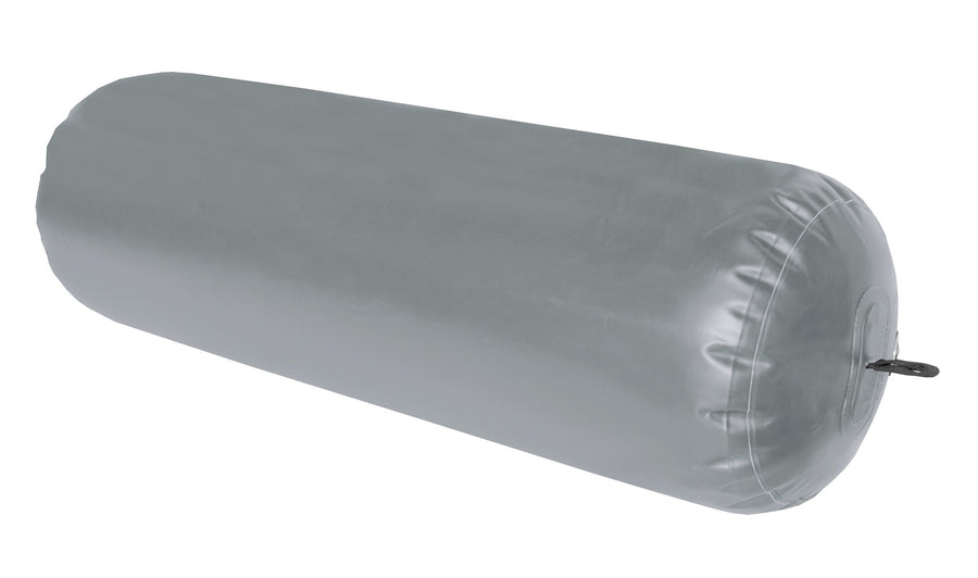Inflatable Yacht Fenders Super Duty, Gray (18" D x 58" L)