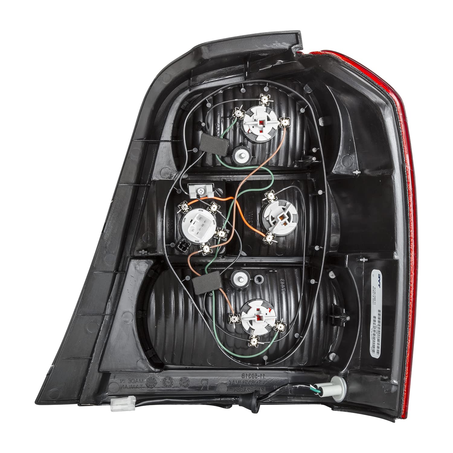 Toyota Highlander TYC 11-5932-00 Driver Side Replacement Tail Light Assembly