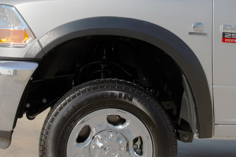 Lund Elite Series SX205T Black Sport Style Textured Front and Rear Fender Flare - 4 Piece