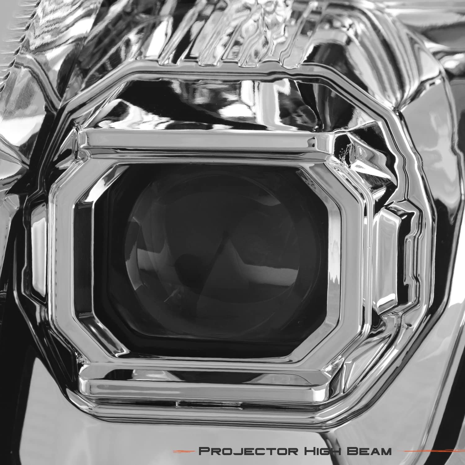 AKKON - 2004-2017 Fit Volvo VNL [Full LED DRL Dual Lens] Projector Headlights Lamps Chrome Left Driver + Right Passenger