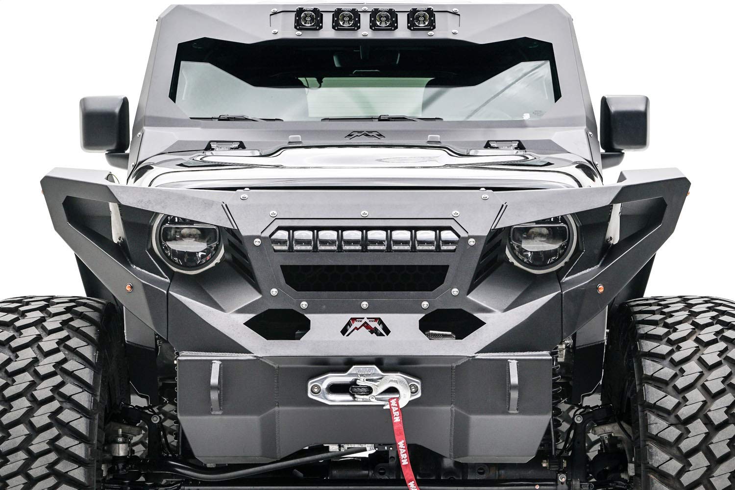Jeeps 18-C Jl Grumper Light Bar Mount Bare Steel