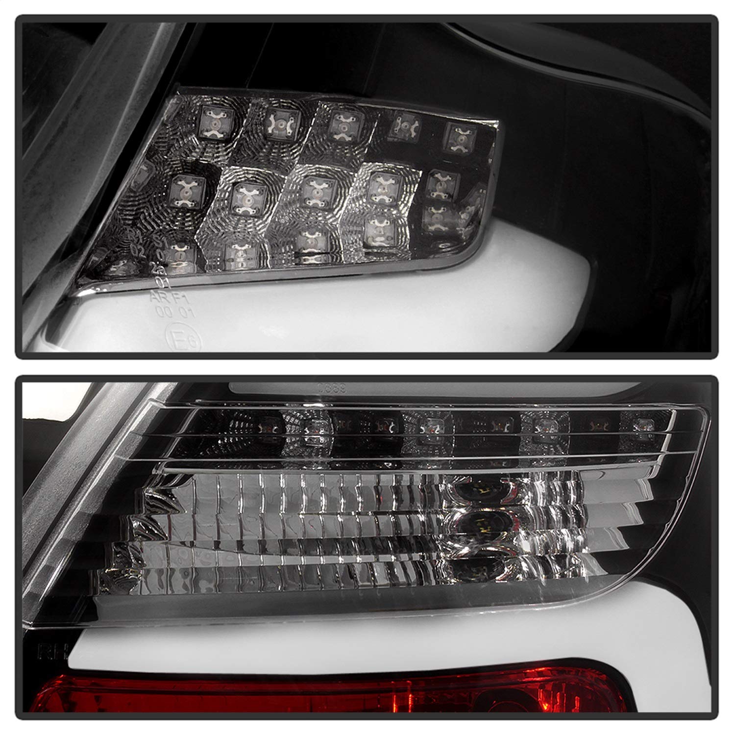 Ford Focus 12-14 5Dr Only Spyder 5085139 (Do not Fit 4Dr Sedan) LED Tail Lights - Black