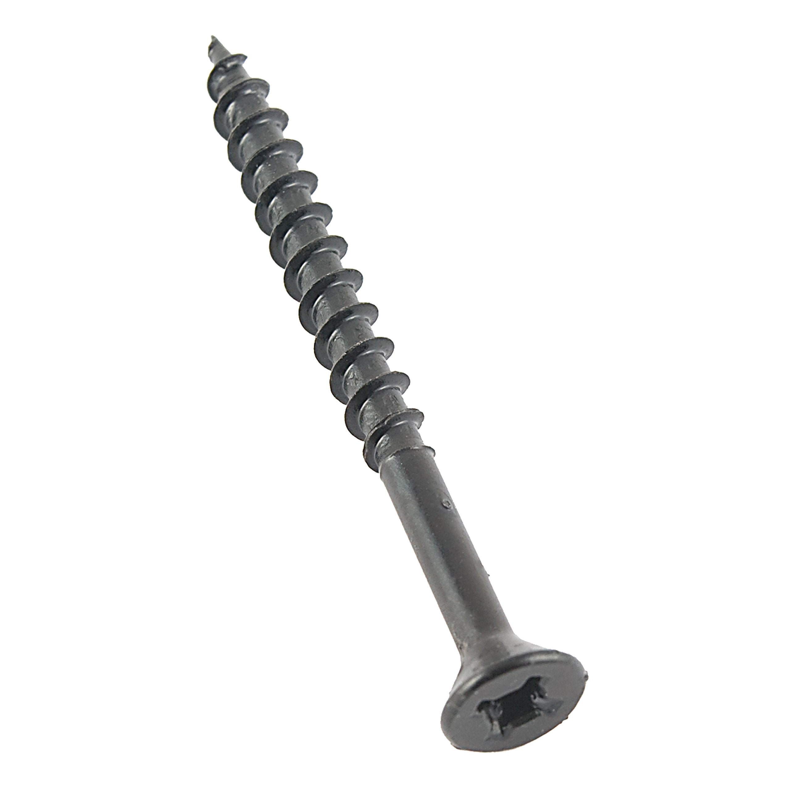AP Products BL 012-FSQ50 8 X 1-1/4 Black Flat Head Screws, 1-1/4" / Pack of 50