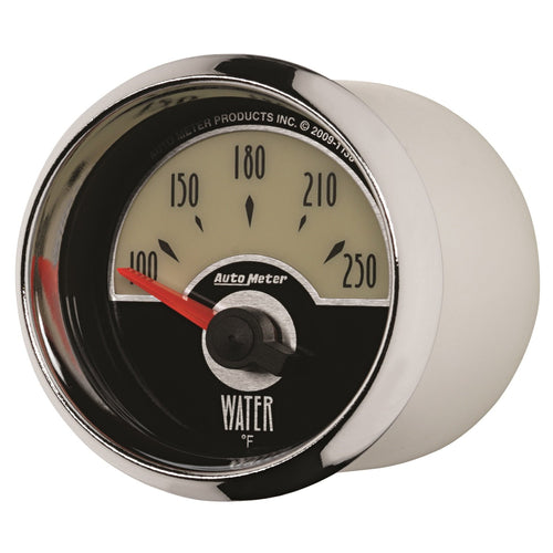 Cruiser Auto Meter 1138 2-1/16" Short Sweep Electric Water Temperature Gauge