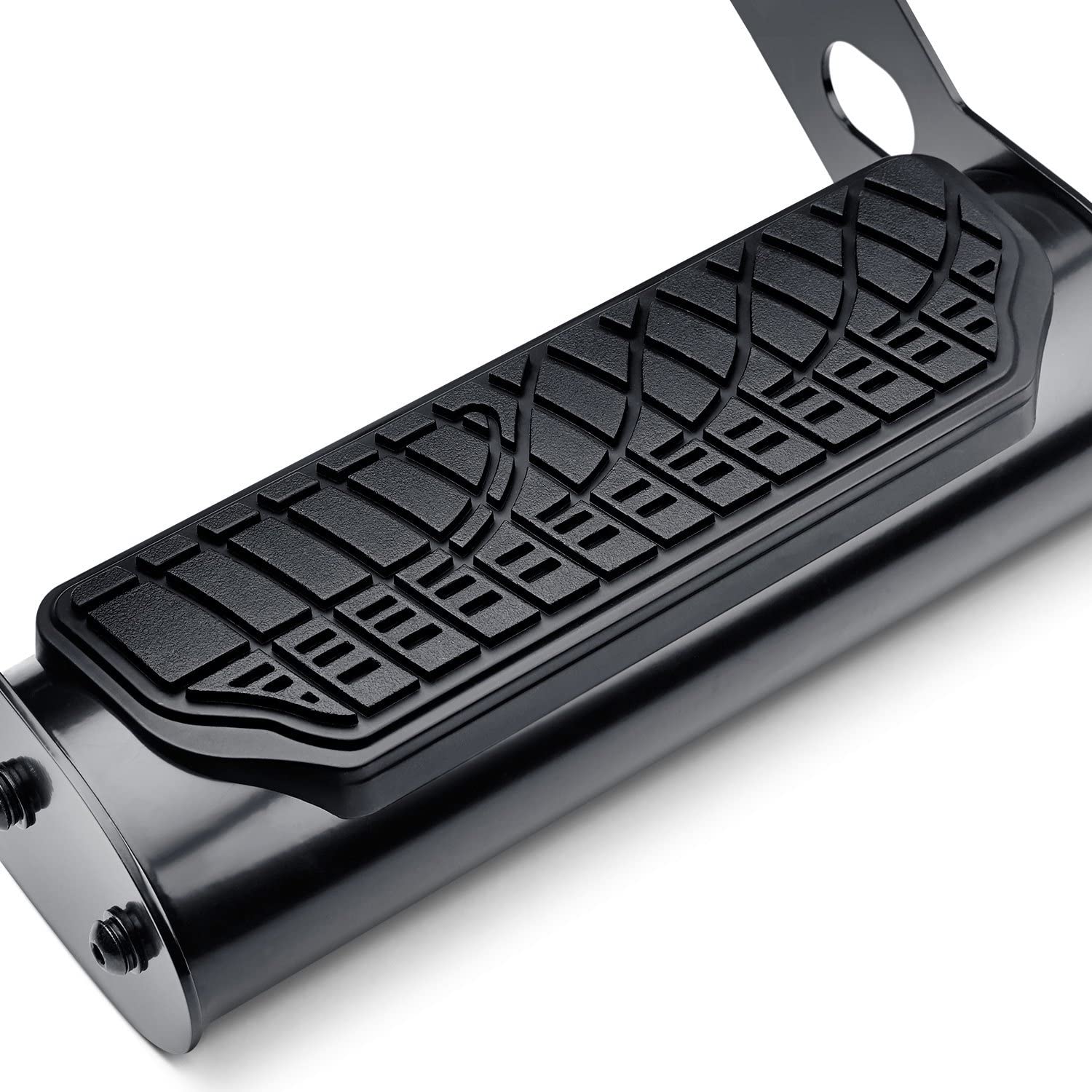 Steelcraft Universal Side Drop Step 4 in. Wide Round Tube Black Powdercoat 200010 Side Drop Step
