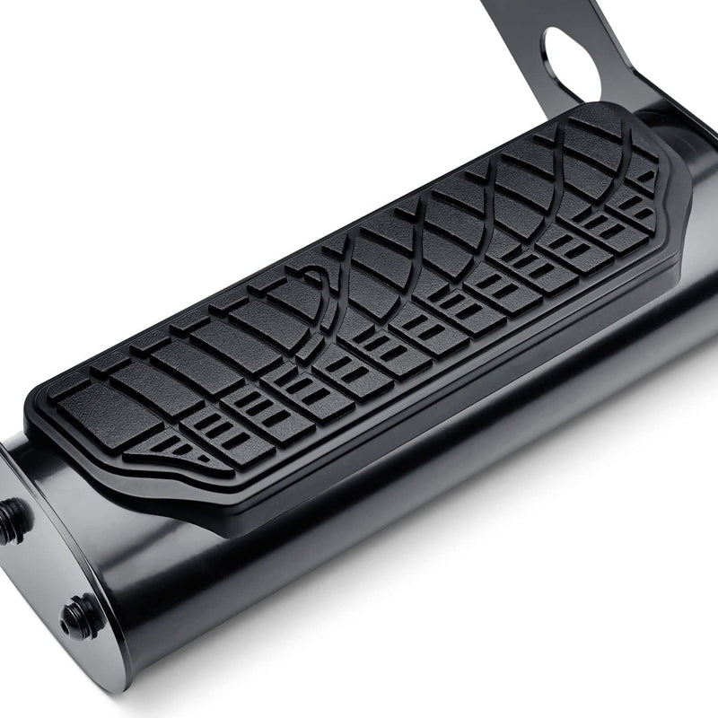 Steelcraft Universal Side Drop Step 4 in. Wide Round Tube Black Powdercoat 200010 Side Drop Step