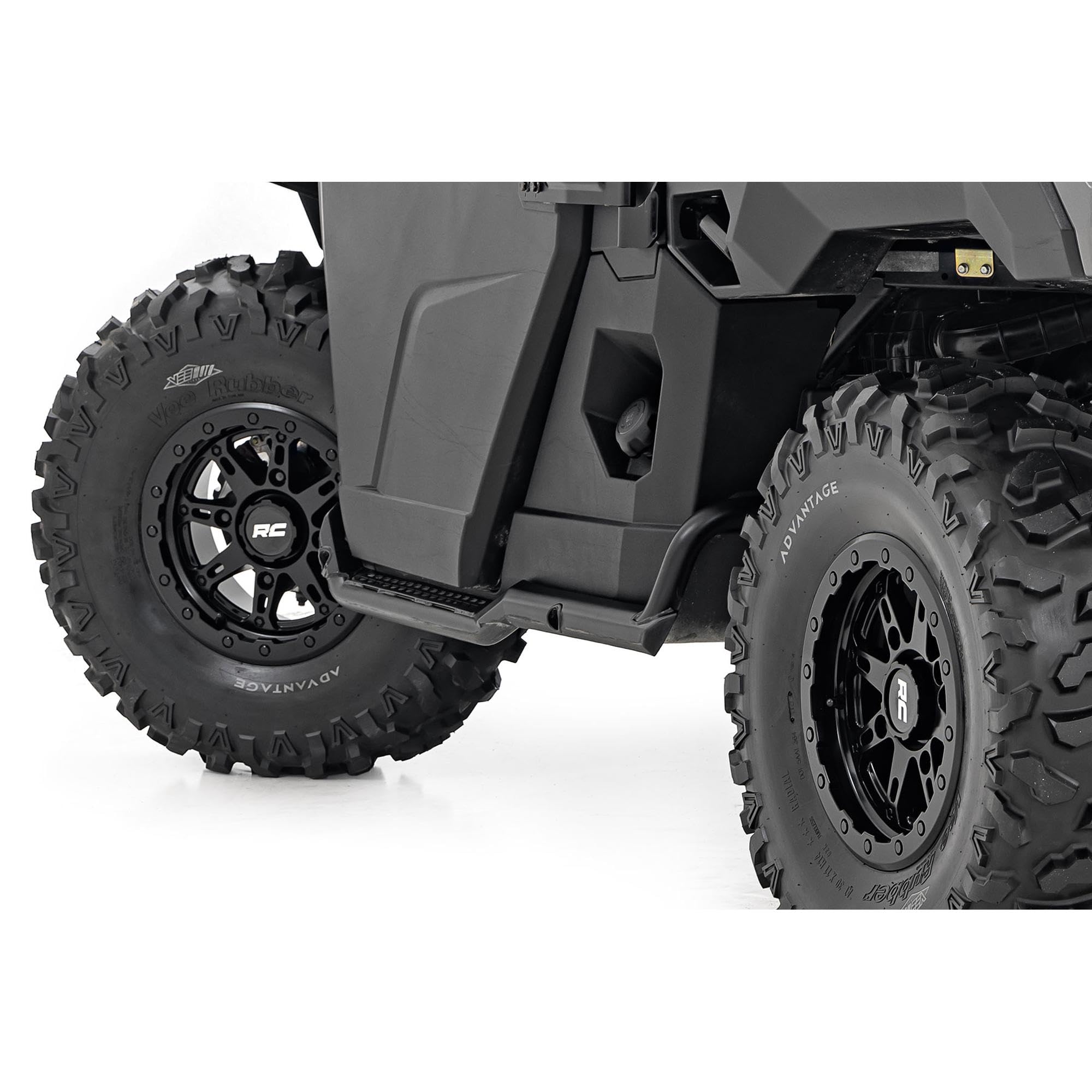 Rough Country One-Piece 94 Series Aluminum Wheel - 14x7, 4x156mm Bolt Pattern, +10mm Offset, Matte Black for UTV, ATV