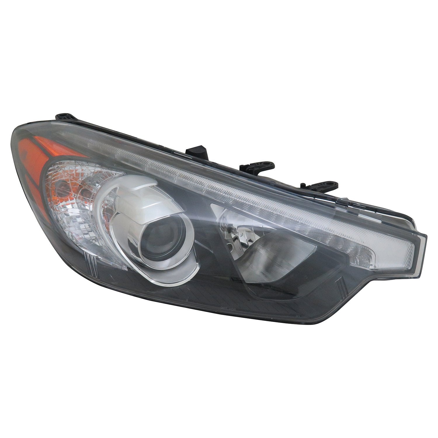 Right TYC Headlight Assembly Compatible with 2014-2015 Kia Forte