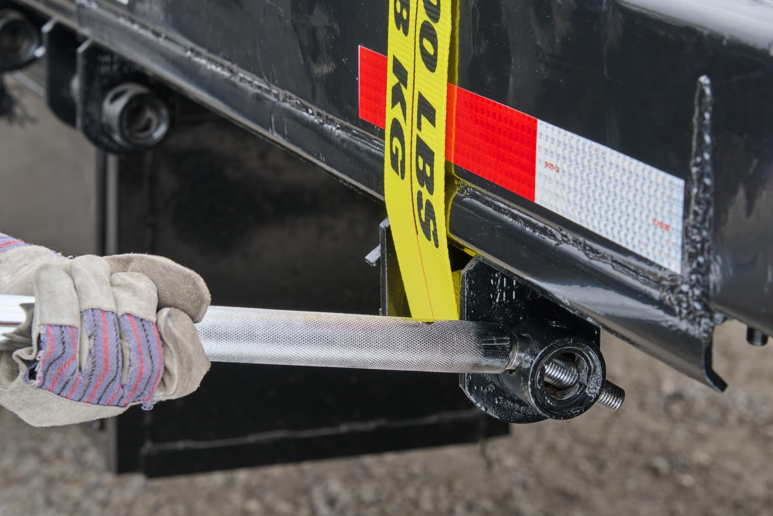 36” Keeper Winch Bar, Chrome - Use with Deep Storage Bolt-On or Weld Style Winch