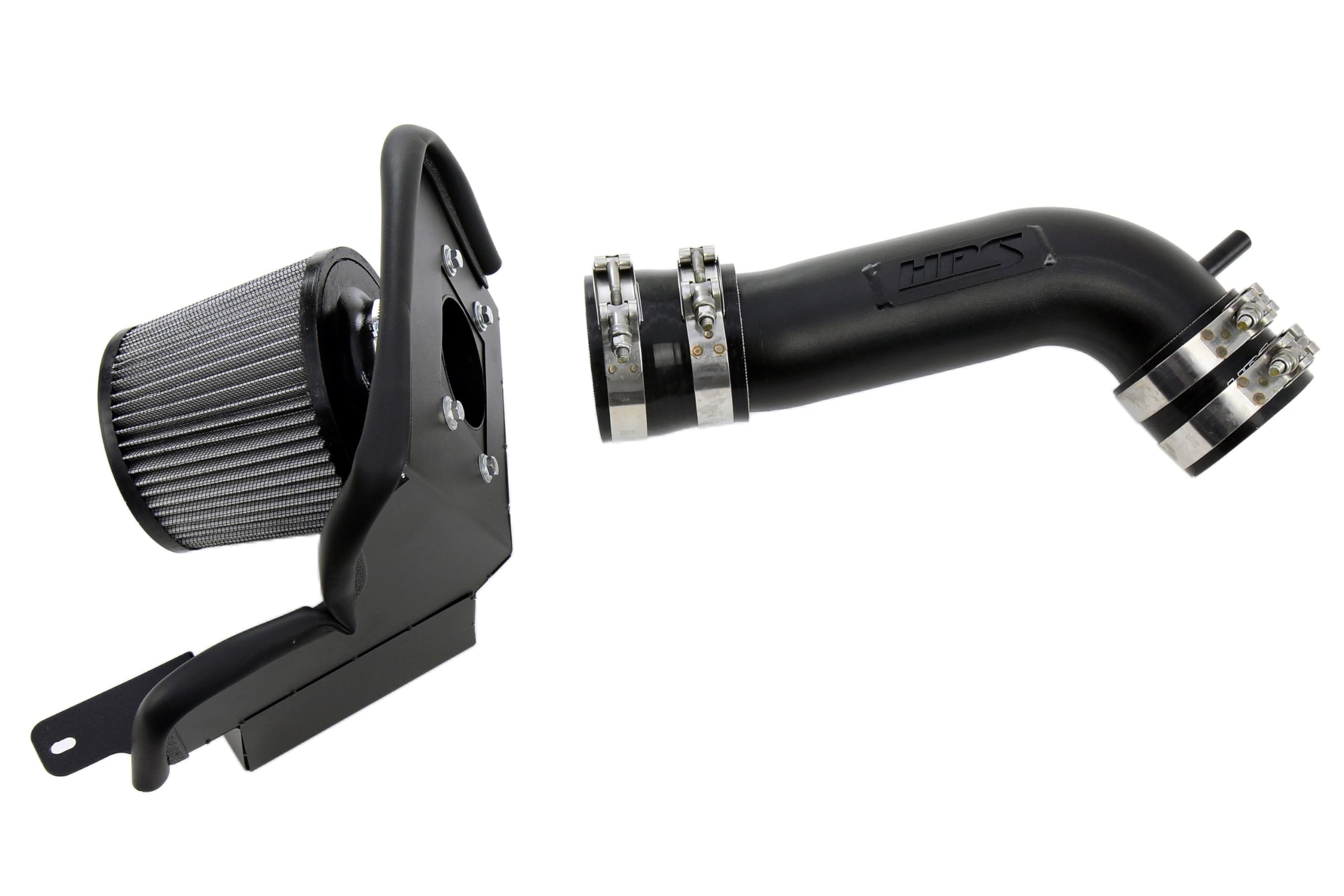 HPS Performance Air Intake Kit Black with Heat Shield Compatible for 1993-1996 Toyota Supra 3.0L Non 2JZGE, 827-715WB