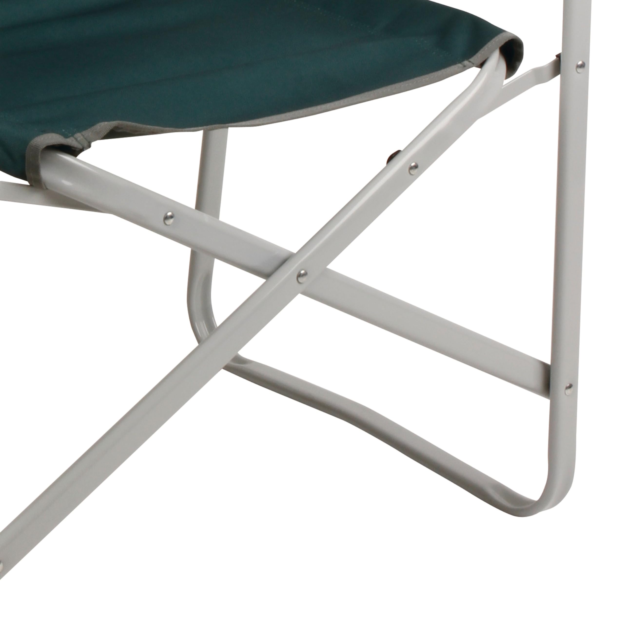 Coleman Folding Outpost Elite Camping Chair with Side Table & Cup Holder, Weather-Resistant Portable Chair with Arm Rests