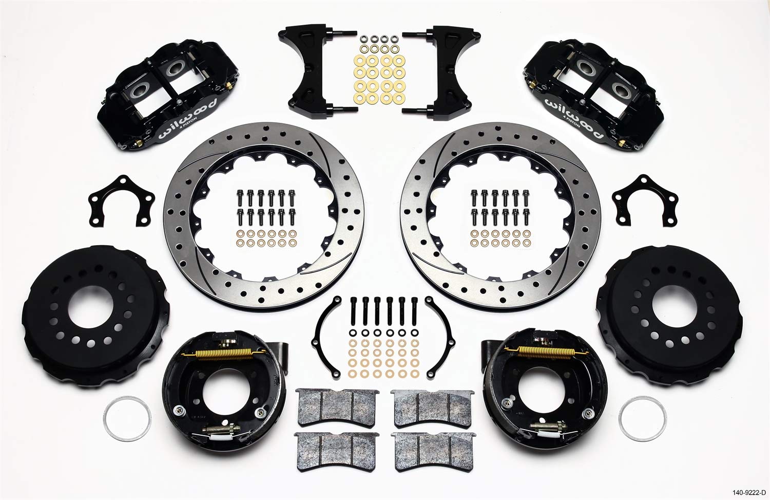 Rear FNSL4R P-Brk Kit,12.88", Drilled