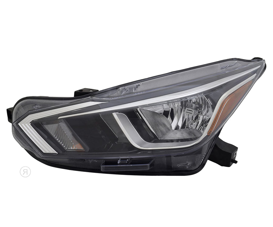 Left TYC Headlight Assembly Compatible with 2020-2020 Nissan Versa