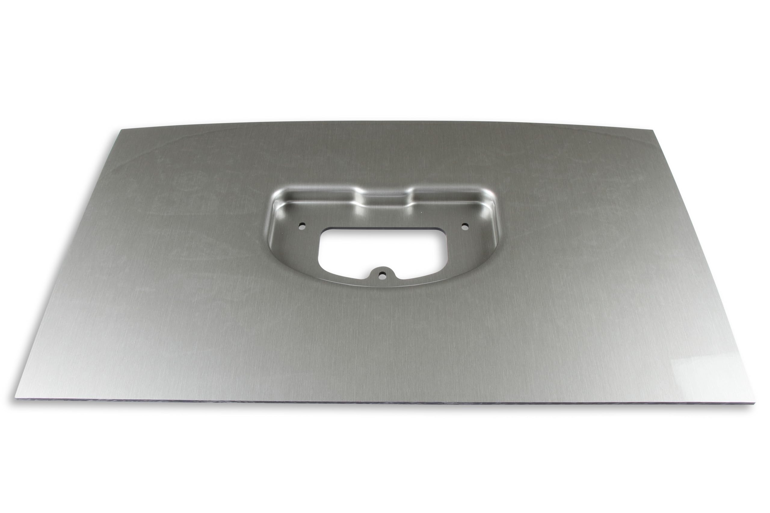 RACEPAK IQ3 Series Holley EFI 555-354 Mounting Panel - Brushed Aluminum
