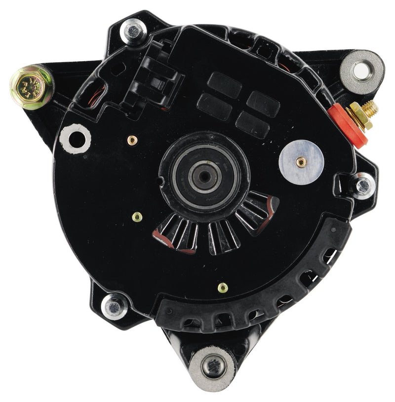 Polish Powermaster 28476 Alternator (CS121 "5X5" 100A 16V 1V Pulley Side Bat Post Fan & Baffle 1 Wire)
