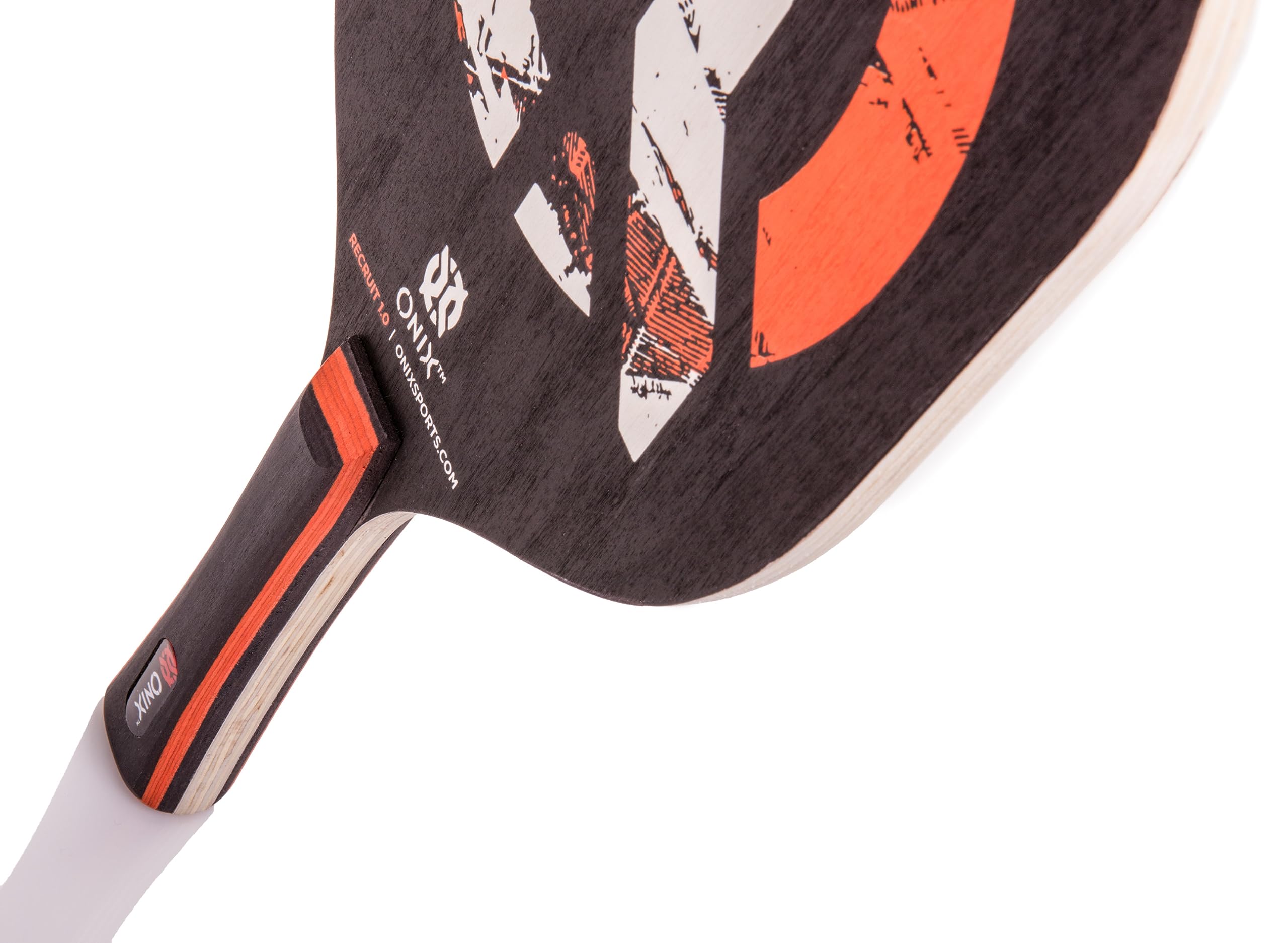 Onix 1.0 Recruit Pickleball Paddle, Black, 3 Pounds