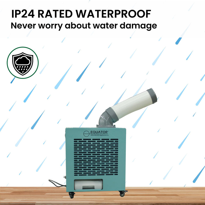 3-in-1 Equator AC Heat Air 9000BTU Outdoor Air Conditioner IP24 Casters 110V